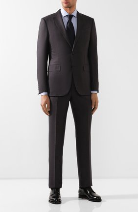 Мужская хлопковая сорочка TOM FORD голубого цвета по цене 35700 руб., арт. 6FT603/94S1AX | Фото 2 Мужская хлопковая сорочка TOM FORD голубого цвета, арт. 6FT603/94S1AX | Фото 2
