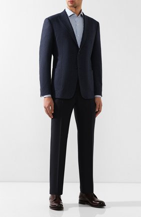 Мужская хлопковая сорочка TOM FORD голубого цвета по цене 35700 руб., арт. 6FT633/94S3AX | Фото 2 Мужская хлопковая сорочка TOM FORD голубого цвета, арт. 6FT633/94S3AX | Фото 2