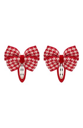 Комплект из 2-х заколок Cell Bow | Фото №1 Комплект из 2-х заколок Cell Bow | Фото №1
