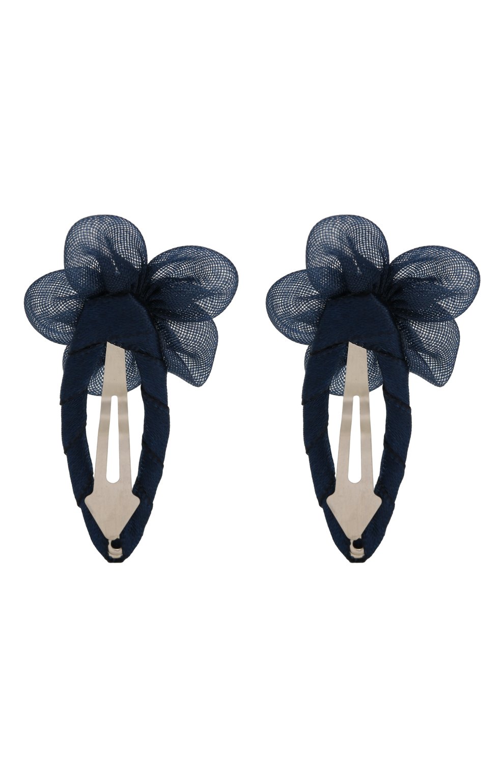 Детская комплект из 2-х заколок floral str JUNEFEE синего цвета по цене 980 руб., арт. 6211 | Фото 2 Детская комплект из 2-х заколок floral str JUNEFEE синего цвета, арт. 6211 | Фото 2