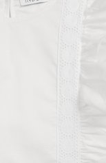 Детское хлопковая блузка INDEE белого цвета, арт. FABUL0US/WHITE/12Y-18Y | Фото 3 (Рукава: Длинные; Материал внешний: Хлопок; Статус проверки: Проверено, Проверена категория; Ростовка одежда: 12 лет | 152 см, 13 - 15 лет | 158 см, 16 лет | 164 см)