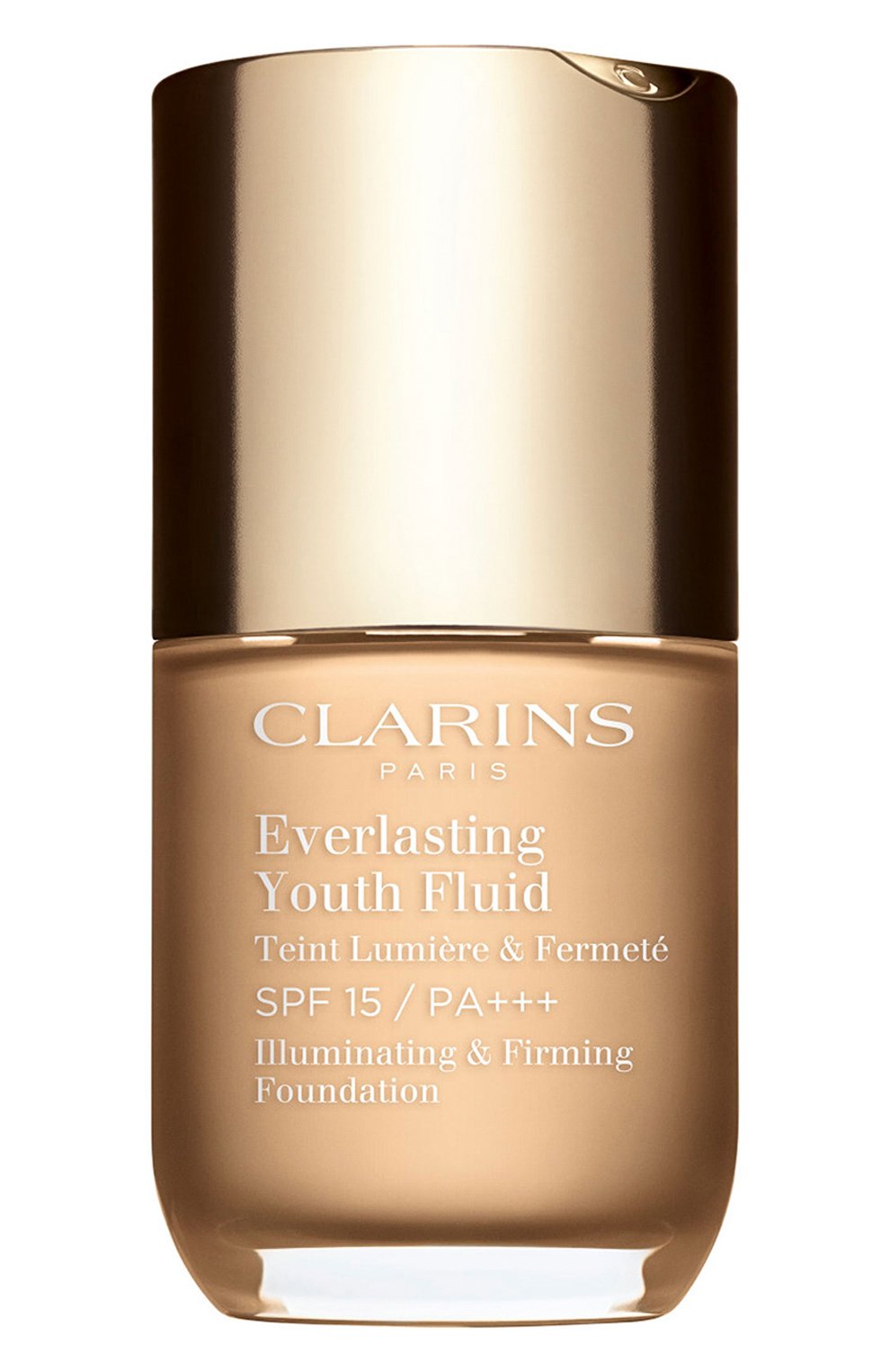 Женское устойчивый тональный флюид everlasting youth fluid spf 15, оттенок 101 CLARINS бесцветного цвета, арт. 80053002 | Фото 1