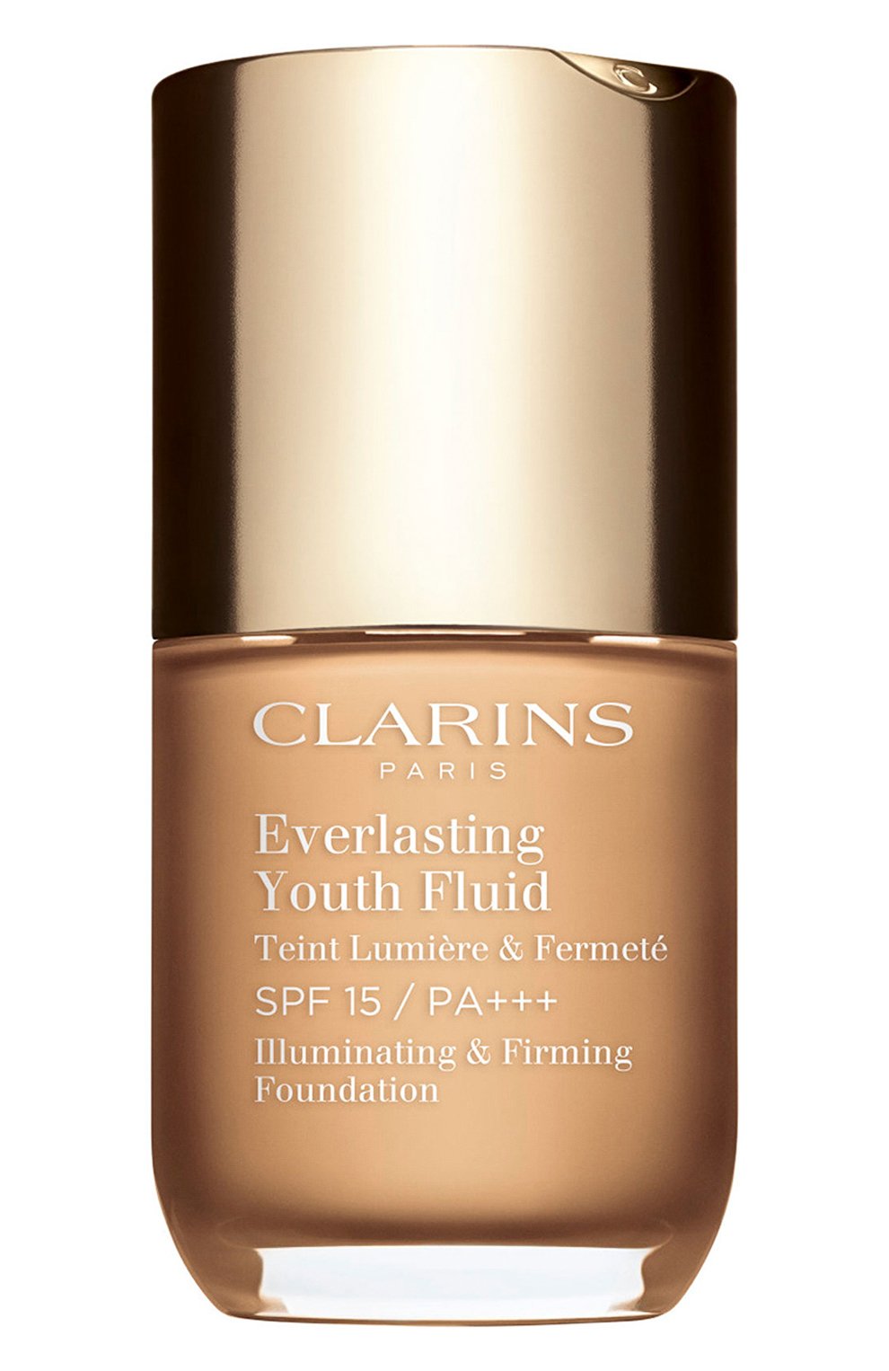 Женское устойчивый тональный флюид everlasting youth fluid spf 15, оттенок 106 CLARINS бесцветного цвета, арт. 80053007 | Фото 1