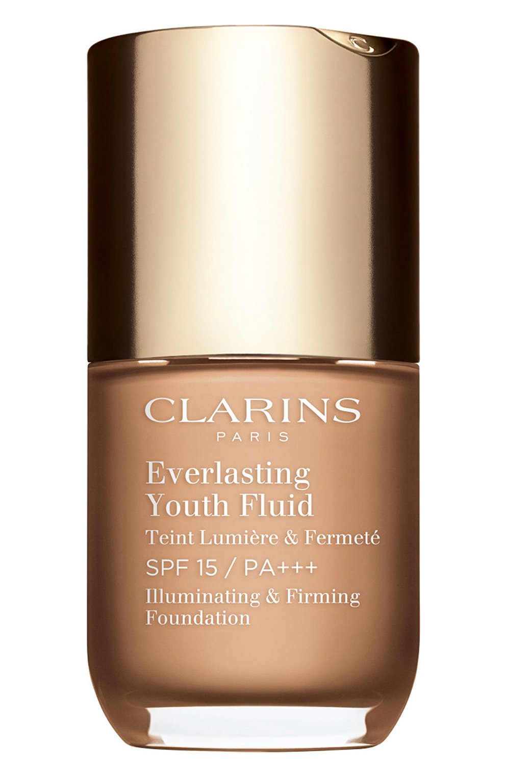 Женское устойчивый тональный флюид everlasting youth fluid spf 15, оттенок 110 CLARINS бесцветного цвета, арт. 80053013 | Фото 1