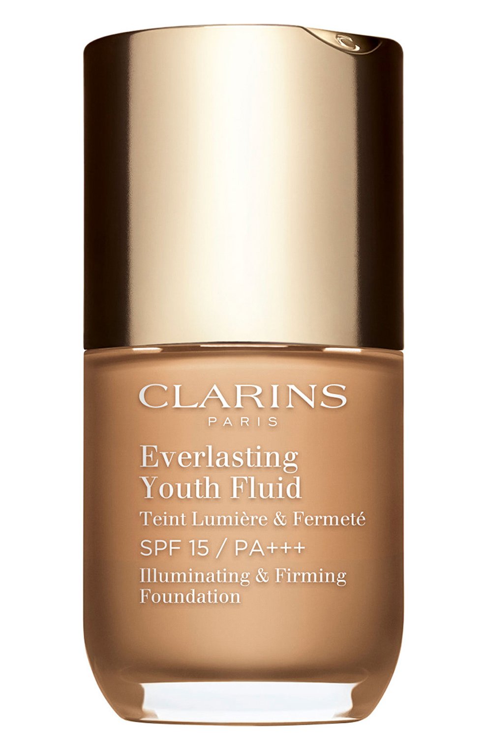 Женское устойчивый тональный флюид everlasting youth fluid spf 15, оттенок 111 CLARINS бесцветного цвета, арт. 80053014 | Фото 1