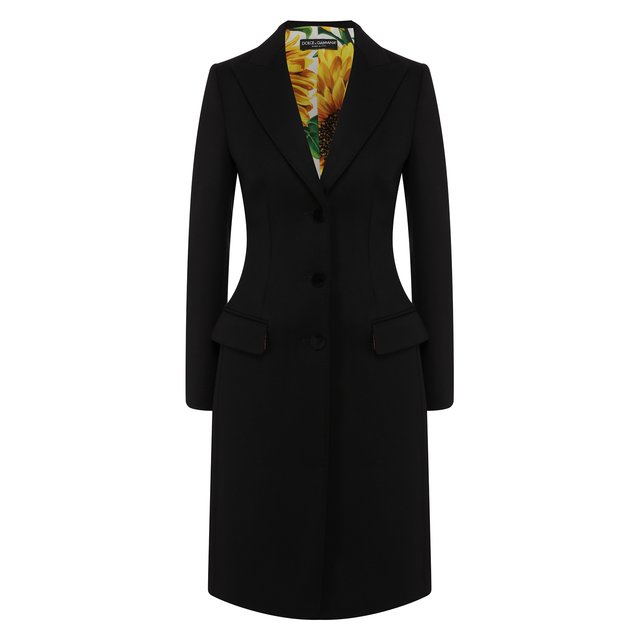 Пальто из смеси шерсти и кашемира Dolce & Gabbana