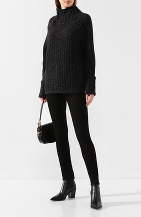 Женская свитер из смеси шерсти и вискозы RAG&BONE темно-серого цвета по цене 35900 руб., арт. WAS19FS011XP11 | Фото 2 Женская свитер из смеси шерсти и вискозы RAG&BONE темно-серого цвета, арт. WAS19FS011XP11 | Фото 2