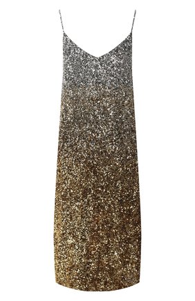 Женское платье с пайетками DRIES VAN NOTEN золотого цвета по цене 192000 руб., арт. 192-11020-8383 | Фото 1 Женское платье с пайетками DRIES VAN NOTEN золотого цвета, арт. 192-11020-8383 | Фото 1