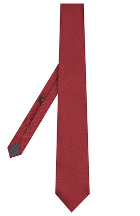 Мужской шелковый галстук ERMENEGILDO ZEGNA красного цвета по цене 13450 руб., арт. Z6E04/1XW | Фото 2 Мужской шелковый галстук ERMENEGILDO ZEGNA красного цвета, арт. Z6E04/1XW | Фото 2