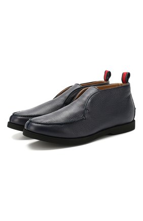 Мужские кожаные ботинки KITON темно-синего цвета по цене 89950 руб., арт. USSFLYN00126/LINING M0NT0NE | Фото 1 Мужские кожаные ботинки KITON темно-синего цвета, арт. USSFLYN00126/LINING M0NT0NE | Фото 1 (Мужское Кросс-КТ: Ботинки-обувь, зимние ботинки; Подошва: Плоская; Материал утеплителя: Овчина; Статус проверки: Проверено; Материал внутренний: Натуральная кожа)