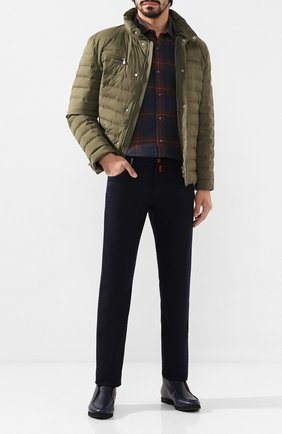 Мужские кожаные ботинки KITON темно-синего цвета по цене 123500 руб., арт. USSFLYN00126/LINING M0NT0NE | Фото 2 Мужские кожаные ботинки KITON темно-синего цвета, арт. USSFLYN00126/LINING M0NT0NE | Фото 2 (Мужское Кросс-КТ: Ботинки-обувь, зимние ботинки; Подошва: Плоская; Материал утеплителя: Овчина, Натуральный мех; Статус проверки: Проверено, Проверена категория; Материал внутренний: Натуральная кожа; Материал внешний: Кожа)