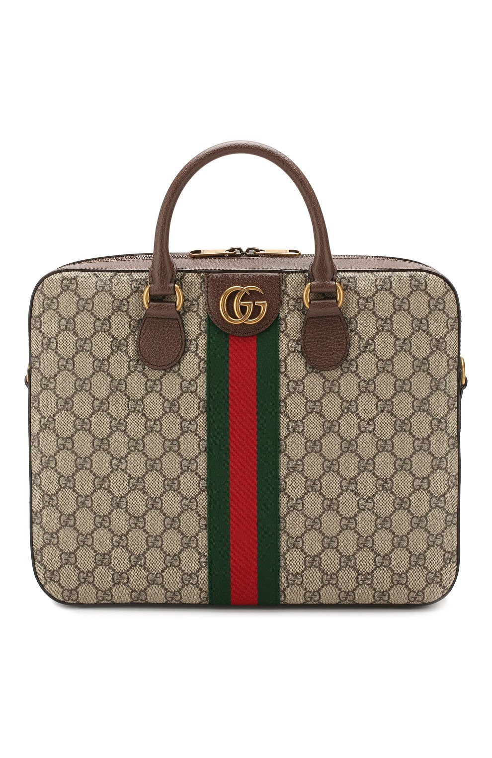 Мужской портфель ophidia gg GUCCI бежевого цвета, арт. 574793/K5IZT | Фото 1