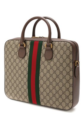Мужской портфель ophidia gg GUCCI бежевого цвета по цене 119500 руб., арт. 574793/K5IZT | Фото 3 Мужской портфель ophidia gg GUCCI бежевого цвета, арт. 574793/K5IZT | Фото 3