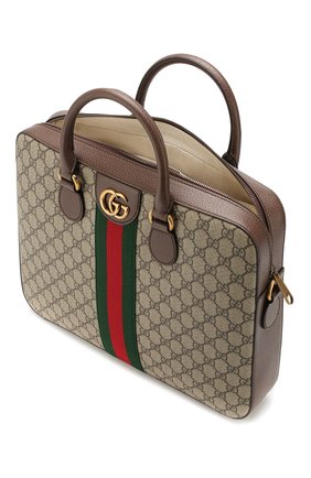 Мужской портфель ophidia gg GUCCI бежевого цвета по цене 119500 руб., арт. 574793/K5IZT | Фото 4 Мужской портфель ophidia gg GUCCI бежевого цвета, арт. 574793/K5IZT | Фото 4