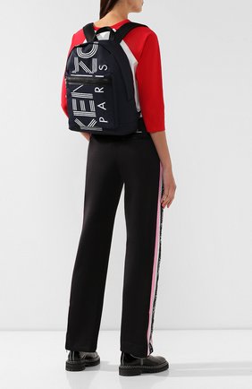 Женский рюкзак KENZO темно-синего цвета по цене 16050 руб., арт. F855SF213F24 | Фото 2 Женский рюкзак KENZO темно-синего цвета, арт. F855SF213F24 | Фото 2