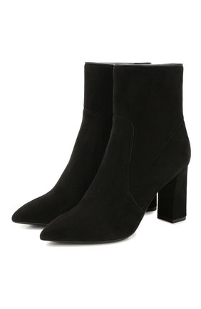 Женские замшевые ботильоны SANTONI черного цвета по цене 42250 руб., арт. WTNG58335HI2CRNPN01 | Фото 1 Женские замшевые ботильоны SANTONI черного цвета, арт. WTNG58335HI2CRNPN01 | Фото 1