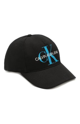 Детская хлопковая бейсболка CALVIN KLEIN JEANS черного цвета по цене 3100 руб., арт. C20C200040 | Фото 1 Детская хлопковая бейсболка CALVIN KLEIN JEANS черного цвета, арт. C20C200040 | Фото 1