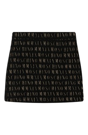 Детская мини-юбка MOSCHINO KID черного цвета по цене 18950 руб., арт. HDJ01N/N0I03/10A-14A | Фото 2 Детская мини-юбка MOSCHINO KID черного цвета, арт. HDJ01N/N0I03/10A-14A | Фото 2
