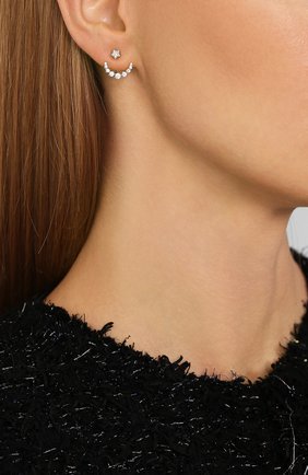 Женские серьги moonsun swarovski x penelope cruz SWAROVSKI серебряного цвета по цене 5980 руб., арт. 5508832 | Фото 2 Женские серьги moonsun swarovski x penelope cruz SWAROVSKI серебряного цвета, арт. 5508832 | Фото 2