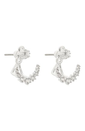 Женские серьги moonsun swarovski x penelope cruz SWAROVSKI серебряного цвета по цене 5980 руб., арт. 5508832 | Фото 4 Женские серьги moonsun swarovski x penelope cruz SWAROVSKI серебряного цвета, арт. 5508832 | Фото 4