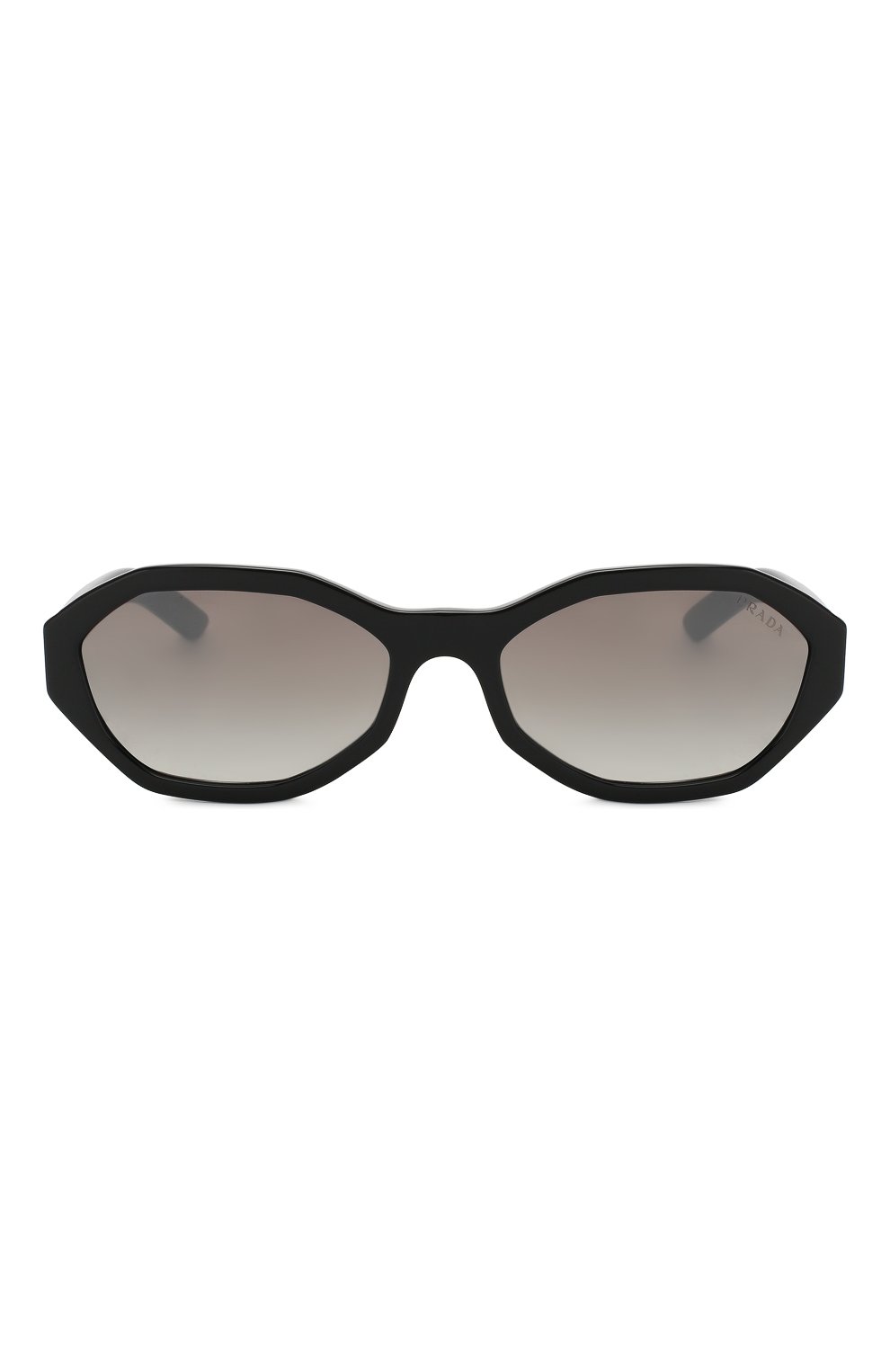 Женские солнцезащитные очки PRADA черного цвета по цене 21300 руб., арт. 20VS-1AB500 | Фото 3 Женские солнцезащитные очки PRADA черного цвета, арт. 20VS-1AB500 | Фото 3
