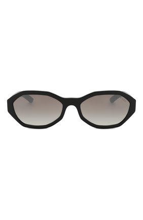 Женские солнцезащитные очки PRADA черного цвета по цене 21300 руб., арт. 20VS-1AB500 | Фото 3 Женские солнцезащитные очки PRADA черного цвета, арт. 20VS-1AB500 | Фото 3