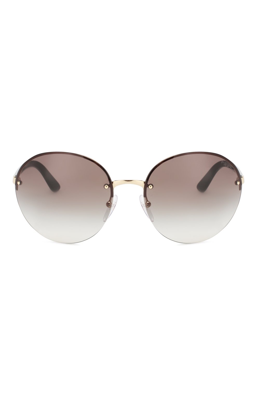 Женские солнцезащитные очки PRADA серого цвета по цене 18200 руб., арт. 68VS-ZVN0A7 | Фото 3 Женские солнцезащитные очки PRADA серого цвета, арт. 68VS-ZVN0A7 | Фото 3