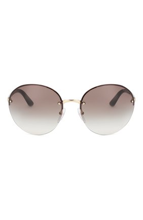 Женские солнцезащитные очки PRADA серого цвета по цене 18200 руб., арт. 68VS-ZVN0A7 | Фото 3 Женские солнцезащитные очки PRADA серого цвета, арт. 68VS-ZVN0A7 | Фото 3