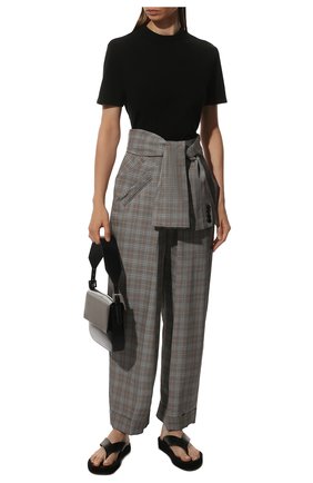 Женские брюки из смеси шерсти и вискозы ALEXANDER WANG бежевого цвета по цене 56500 руб., арт. 1WC2194160 | Фото 2 Женские брюки из смеси шерсти и вискозы ALEXANDER WANG бежевого цвета, арт. 1WC2194160 | Фото 2