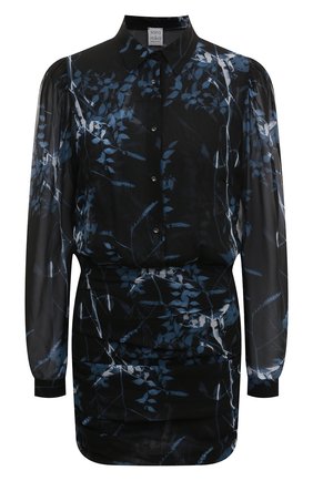 Женское шелковое платье SARA ROKA темно-синего цвета по цене 46400 руб., арт. THALIE/FW19-31 | Фото 1 Женское шелковое платье SARA ROKA темно-синего цвета, арт. THALIE/FW19-31 | Фото 1