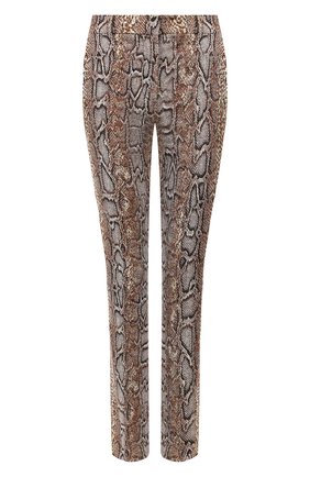 Женские хлопковые брюки VICTORIA BECKHAM хаки цвета по цене 69400 руб., арт. TR SLM 21004C | Фото 1 Женские хлопковые брюки VICTORIA BECKHAM хаки цвета, арт. TR SLM 21004C | Фото 1