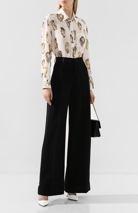 Женские шерстяные брюки RALPH LAUREN черного цвета по цене 174500 руб., арт. 290773451 | Фото 2 Женские шерстяные брюки RALPH LAUREN черного цвета, арт. 290773451 | Фото 2