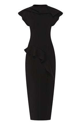 Женское платье-макси RICK OWENS черного цвета по цене 116000 руб., арт. R019F5686/KST | Фото 1 Женское платье-макси RICK OWENS черного цвета, арт. R019F5686/KST | Фото 1