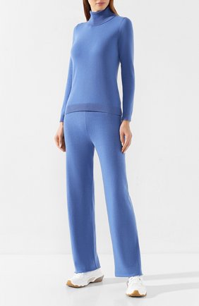 Женские кашемировые брюки IL BORGO CASHMERE синего цвета по цене 82950 руб., арт. 54-1298G0 | Фото 2 Женские кашемировые брюки IL BORGO CASHMERE синего цвета, арт. 54-1298G0 | Фото 2
