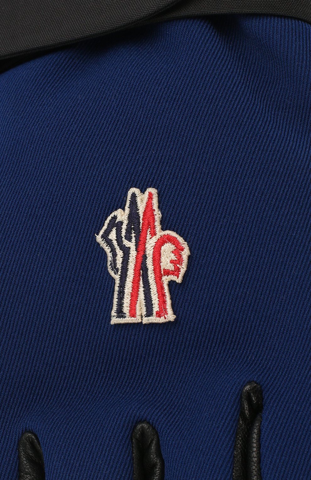 Мужские перчатки MONCLER темно-синего цвета по цене 34100 руб., арт. E2-097-00524-00-53063 | Фото 3 Мужские перчатки MONCLER темно-синего цвета, арт. E2-097-00524-00-53063 | Фото 3