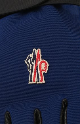 Мужские перчатки MONCLER темно-синего цвета по цене 34100 руб., арт. E2-097-00524-00-53063 | Фото 3 Мужские перчатки MONCLER темно-синего цвета, арт. E2-097-00524-00-53063 | Фото 3