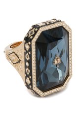 Женское кольцо tarot magic SWAROVSKI синего цвета, арт. 5490913 | Фото 1 (Материал: Металл; Статус проверки: Проверена категория)