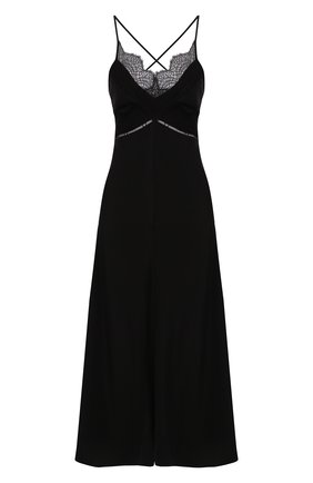 Женское шелковое платье VICTORIA BECKHAM черного цвета по цене 135500 руб., арт. DR VST 61046B | Фото 1 Женское шелковое платье VICTORIA BECKHAM черного цвета, арт. DR VST 61046B | Фото 1