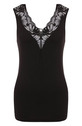 Женская майка ZIMMERLI черного цвета по цене 12950 руб., арт. 762-3020 | Фото 1 Женская майка ZIMMERLI черного цвета, арт. 762-3020 | Фото 1