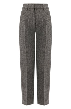 Женские шерстяные брюки VICTORIA BECKHAM серого цвета по цене 69400 руб., арт. TR 0VR 21011C | Фото 1 Женские шерстяные брюки VICTORIA BECKHAM серого цвета, арт. TR 0VR 21011C | Фото 1