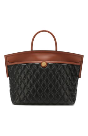 Женская сумка society BURBERRY черного цвета по цене 175000 руб., арт. 8020862 | Фото 1 Женская сумка society BURBERRY черного цвета, арт. 8020862 | Фото 1