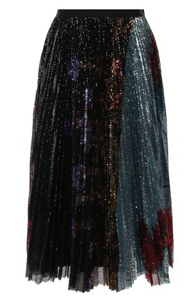 Женская юбка с пайетками DRIES VAN NOTEN серого цвета по цене 99500 руб., арт. 192-10833-8232 | Фото 1 Женская юбка с пайетками DRIES VAN NOTEN серого цвета, арт. 192-10833-8232 | Фото 1