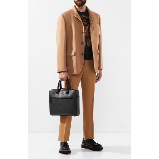 фото Кожаная сумка для ноутбука salvatore ferragamo