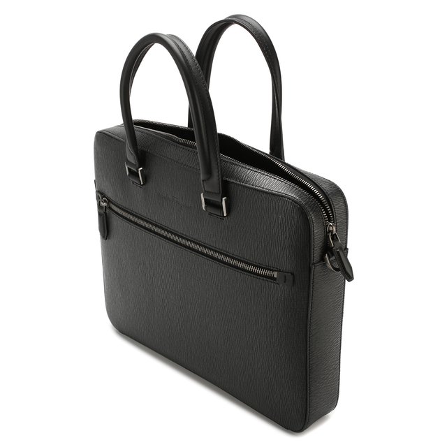 фото Кожаная сумка для ноутбука salvatore ferragamo