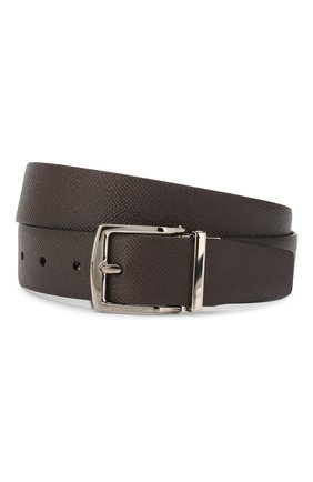 Мужской кожаный ремень BURBERRY темно-коричневого цвета по цене 29500 руб., арт. 8015586 | Фото 1 Мужской кожаный ремень BURBERRY темно-коричневого цвета, арт. 8015586 | Фото 1