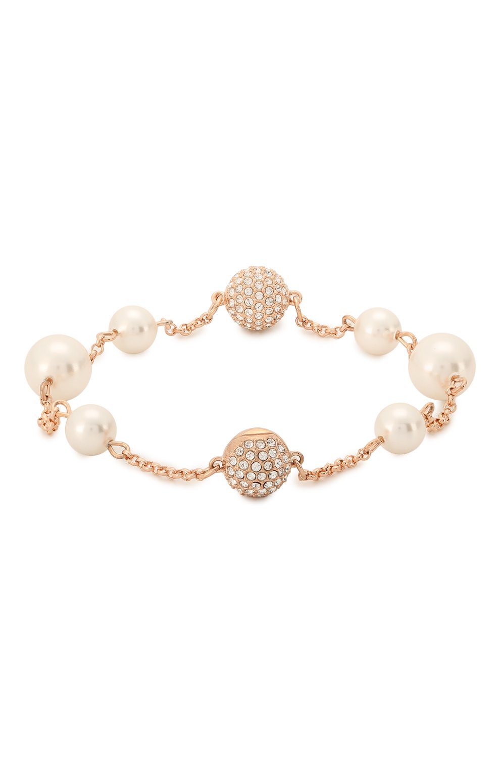 Женский браслет round pearl strand SWAROVSKI золотого цвета по цене 4840 руб., арт. 5373260 | Фото 2 Женский браслет round pearl strand SWAROVSKI золотого цвета, арт. 5373260 | Фото 2
