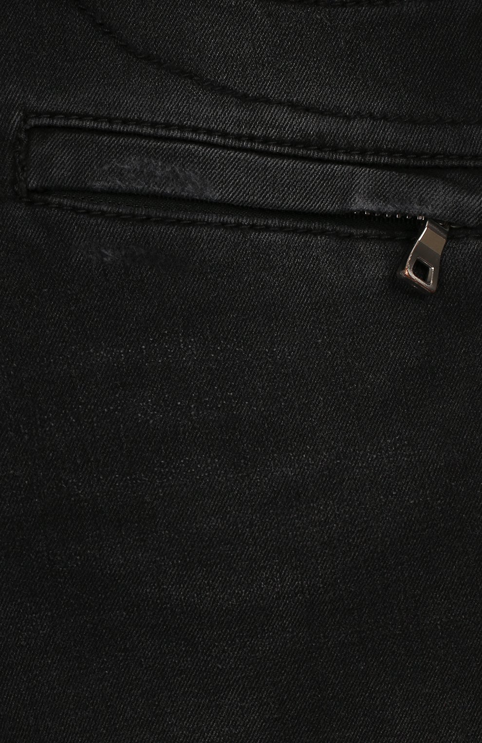 Детские джинсы с потертостями BALMAIN черного цвета, арт. 6L6550/LB020/12-16 | Фото 3 (Материал внешний: Хлопок; Статус проверки: Проверено, Проверена категория)