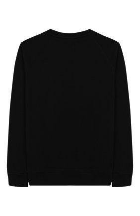 Детский хлопковый свитшот BALMAIN черного цвета по цене 14650 руб., арт. 6L4630/LX200/4-10 | Фото 2 Детский хлопковый свитшот BALMAIN черного цвета, арт. 6L4630/LX200/4-10 | Фото 2