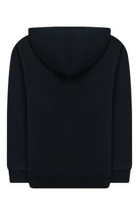 Детский хлопковое худи BALENCIAGA синего цвета по цене 24550 руб., арт. 558143/TFV21 | Фото 2 Детский хлопковое худи BALENCIAGA синего цвета, арт. 558143/TFV21 | Фото 2
