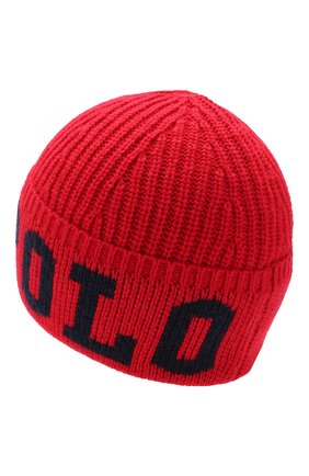 Детского шапка POLO RALPH LAUREN красного цвета по цене 3450 руб., арт. 322751642 | Фото 2 Детского шапка POLO RALPH LAUREN красного цвета, арт. 322751642 | Фото 2